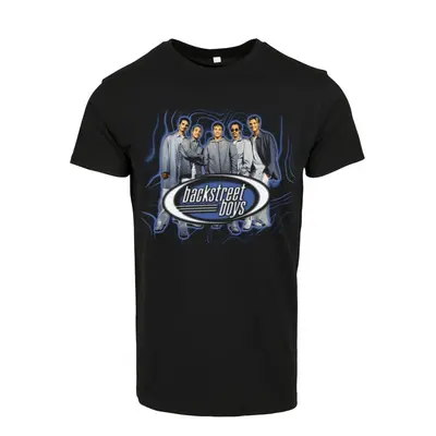 Backstreet Boys Throwback Oval Tee černé