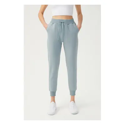 LOS OJOS Women's Blue Gray Jogger