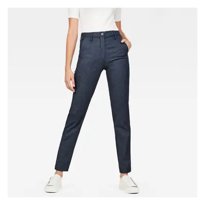 G-STAR Pants - Bronson high skinny chino wmn blue