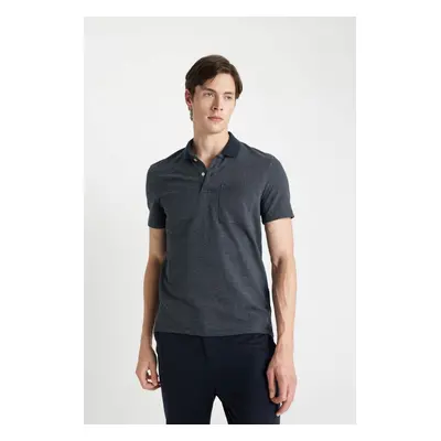 DEFACTO Slim Fit Slim Cut Short Sleeve Polo Shirt