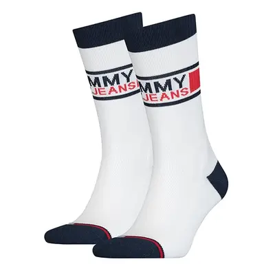 Tommy Hilfiger Socks - TH UNISEX TOMMY JEANS SOCK 2P white