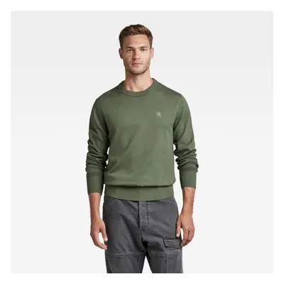 G-STAR Sweater - Premium core r knit green