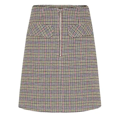 Tommy Jeans Skirt - TJW CHECK ZIP MINI SKIRT checkered