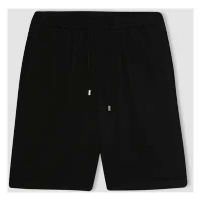 DEFACTO Pique Elastic Waist Bermuda Shorts