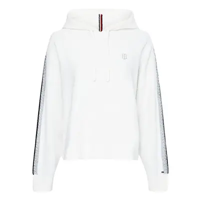 Tommy Hilfiger Sweater - TH FLEX RELAXED HOODIE SWEATER white