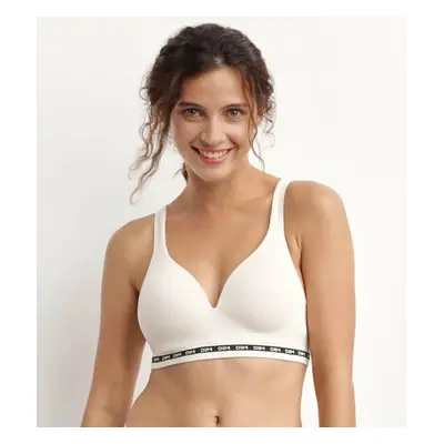 DIM ICONS PADDED SEAMLESS BRA - Women's Reinforced Bra - Cream