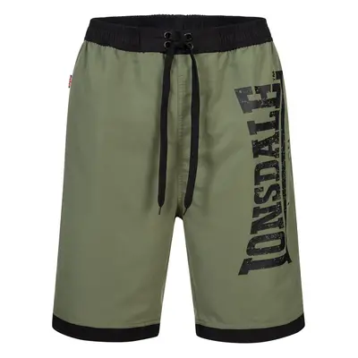 Pánské plavky Lonsdale 113268-Black/Olive