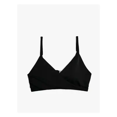 Koton Triangle Bikini Top s tenkým páskem