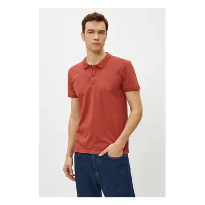 Koton Men&#039;s Polo Neck T-Shirt Basic Short Sleeve Cotton