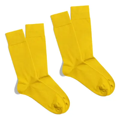 Banana Socks Unisex's 2Pack Socks Essentials Lemon Burst