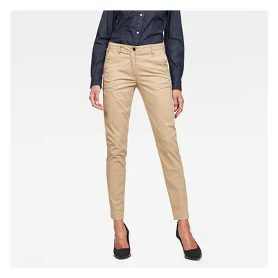 G-STAR Pants - Bronson mid skinny chino wmn beige