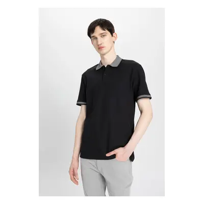 DEFACTO New Regular Fit Short Sleeve Basic Plain Polo Shirt