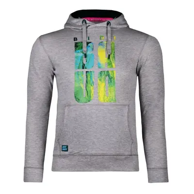 Pánská mikina BIDI BADU Yohance Lifestyle Hoody Light Grey