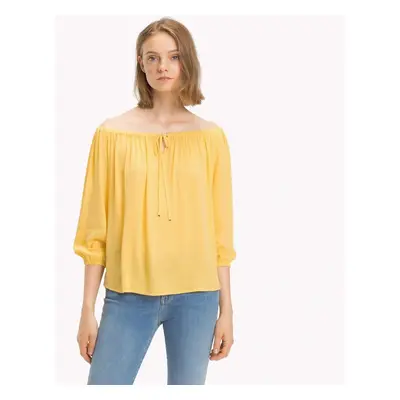 Tommy Hilfiger Top - RACHEL TOP LS yellow