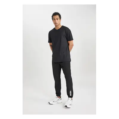 DEFACTO Fit Woven Sports Jogger Sweatpants Slim Fit Slim Cut Double Pocket