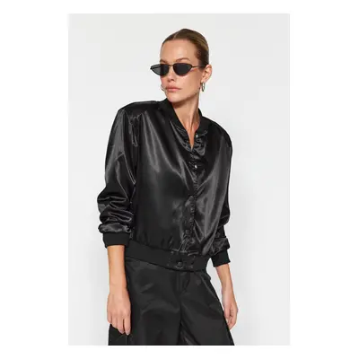 Trendyol Black Oversize Jacket Coat