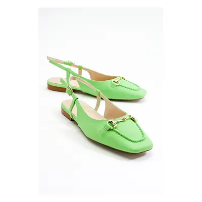 LuviShoes Area Green Women's Sandals