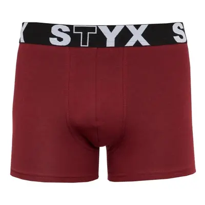 Dětské boxerky Styx sportovní guma vínové