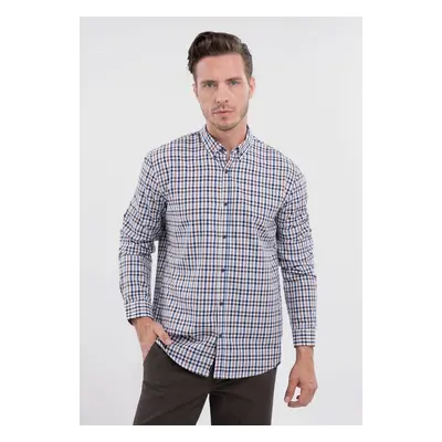 Volcano Man's Shirt K-Fari Navy Blue