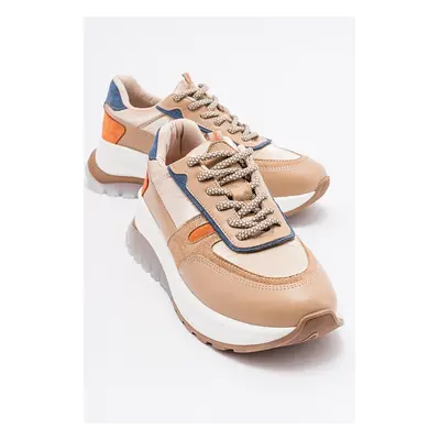 LuviShoes OTTO Beige Women's Sneakers