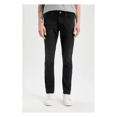 DEFACTO Pedro Slim Fit Narrow Cut Regular Waist Skinny Leg Jeans