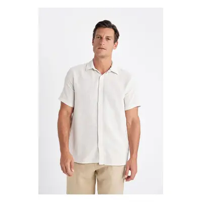 DEFACTO Regular Fit Polo Collar Cotton Short Sleeve Shirt