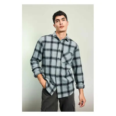 DEFACTO Regular Fit Checkered Lumberjack Long Sleeve Shirt