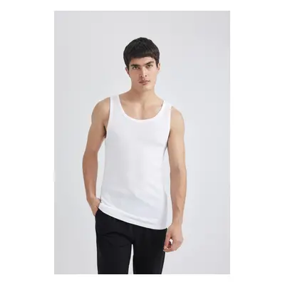 DEFACTO Slim Fit Ribbed 2-pack Undershirt