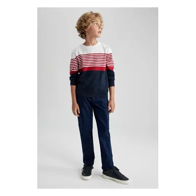 DEFACTO Boys' Cargo Fit Standard Cuff Twill Trousers