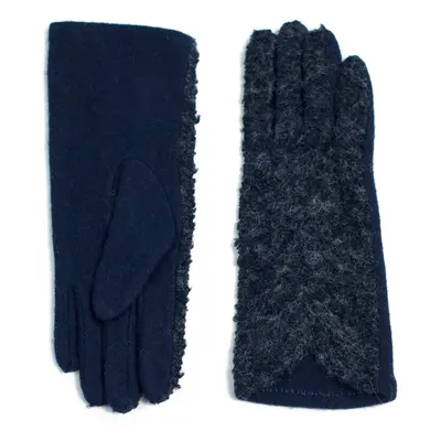 Art Of Polo Woman's Gloves Rk15352-4 Navy Blue