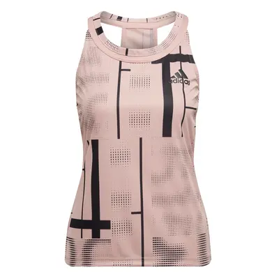 Dámské tílko adidas Club Graphic Tank Wonder Mauve