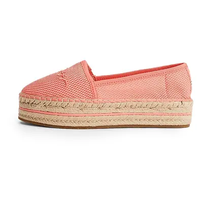 Tommy Hilfiger Espadrilles - TH TEXTURED FLATFORM ESPADRILLE orange