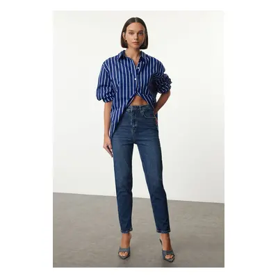 Trendyol Blue High Waist Comfort Mom Jeans