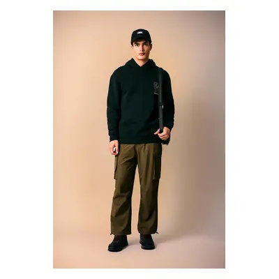 DEFACTO Trousers Relax Fit Cargo Pocket Elastic Leg