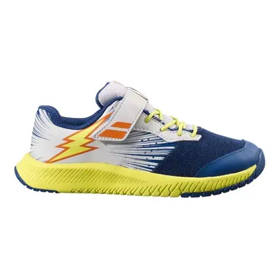 Juniorská tenisová obuv Babolat Pulsion All Court Kid Dark Blue/Yellow