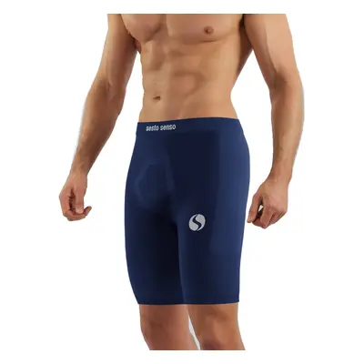 Sesto Senso Man's Thermo Cycling Shorts CL41 Navy Blue