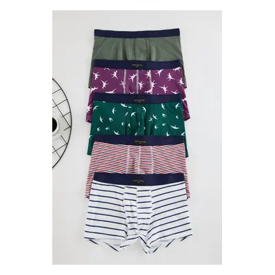 Trendyol Pack Patterned/Plain Pack Boxers