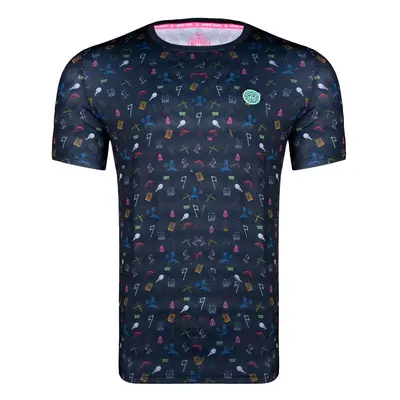 Dětské tričko BIDI BADU Deon Tech Tee Dark Blue, Mixed