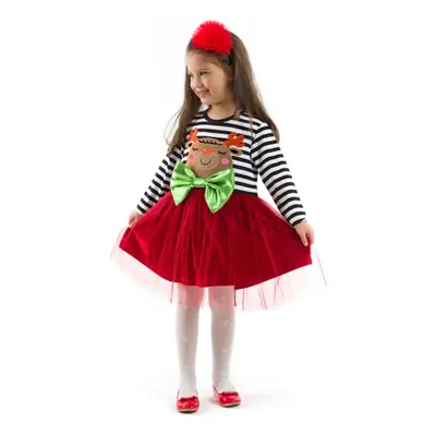 Denokids Kokos Girl Tulle Christmas Red Dress