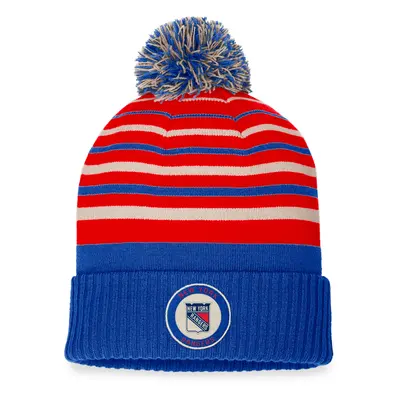 Zimní čepice Fanatics True Classic Beanie with Pom New York Rangers