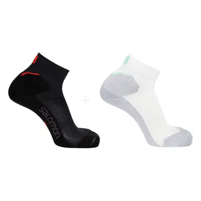 Ponožky Salomon Speedcross Ankle 2PP Ebony/White