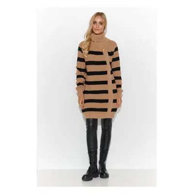 Makadamia Woman's Sweater S138 Camel/Black