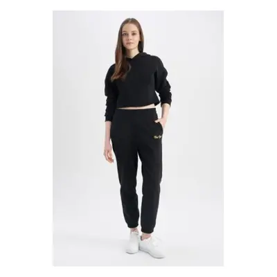 DEFACTO Coool Printed Elastic Waist Leg Pocket Basic Jogger Sweatpants