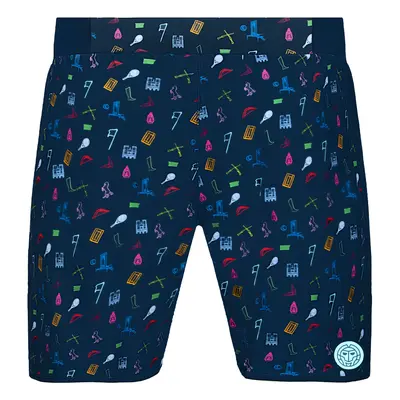 Dětské šortky BIDI BADU Tafari Tech Shorts Dark Blue, Mixed