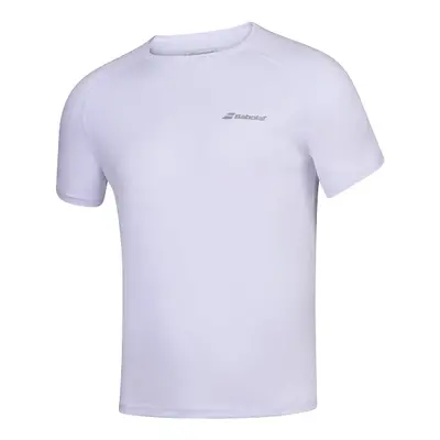 Dětské tričko Babolat Play Club Crew Neck Tee White