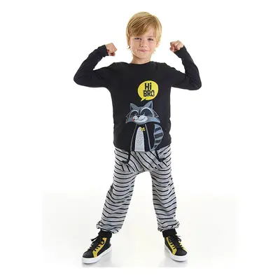 Denokids Raccoon Boy T-shirt Pants Suit