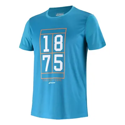 Dětské tričko Babolat Exercise Graphic Tee Blue - let