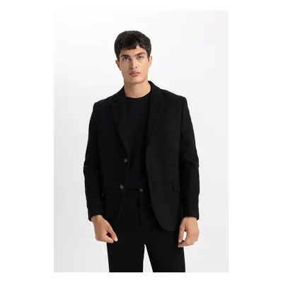 DEFACTO Modern Fit Jacket Collar Button-Down Blazer Jacket