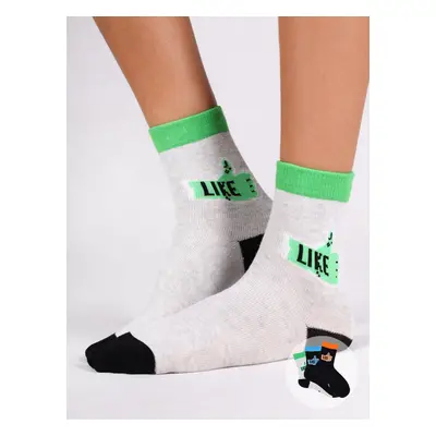 Yoclub Kids's Boys' Socks Like 3-Pack SKA-0157C-A200