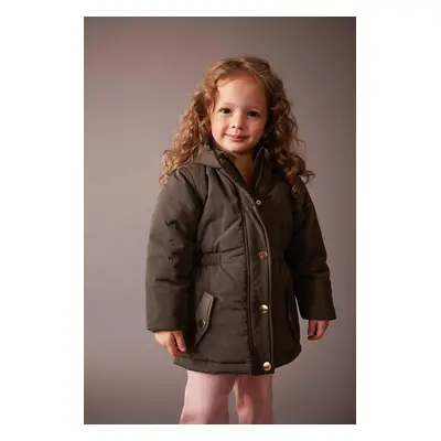 DEFACTO Baby Girl Hooded Waterproof Coat